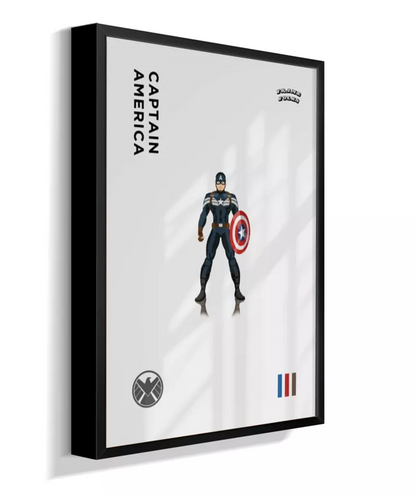 Quadro Capitão America - Shield