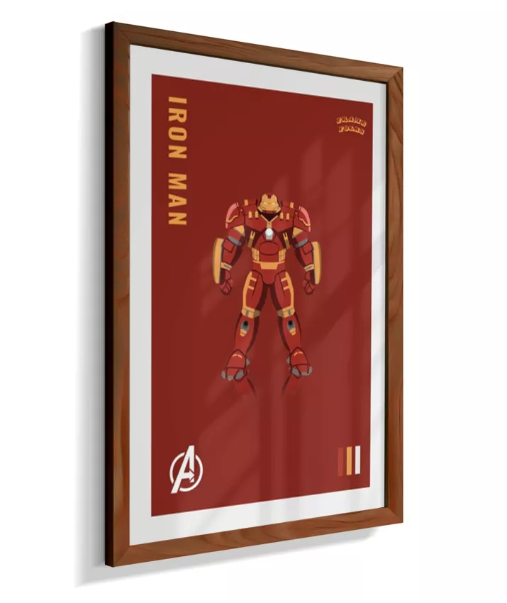 Quadro Homem de ferro - Hulkbuster Red