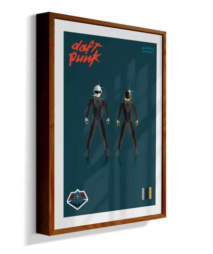 Quadro Daft Punk - Blue