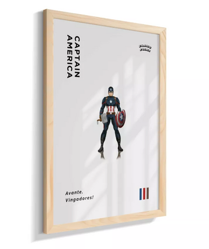 Quadro Capitão America - Endgame