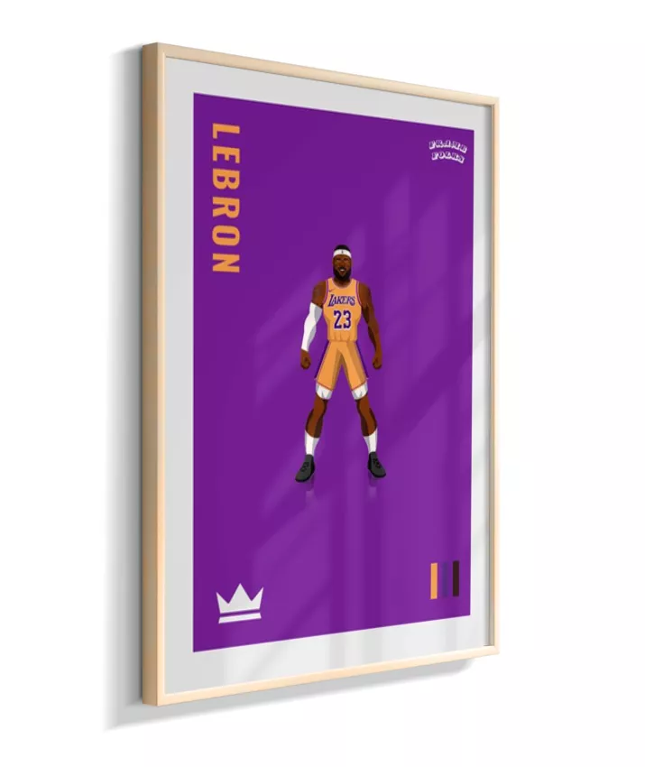 Quadro Lebron James - Purple