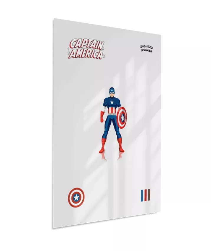 Quadro Capitão America