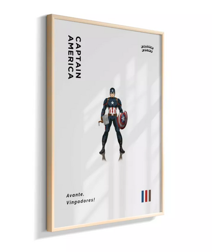 Quadro Capitão America - Endgame