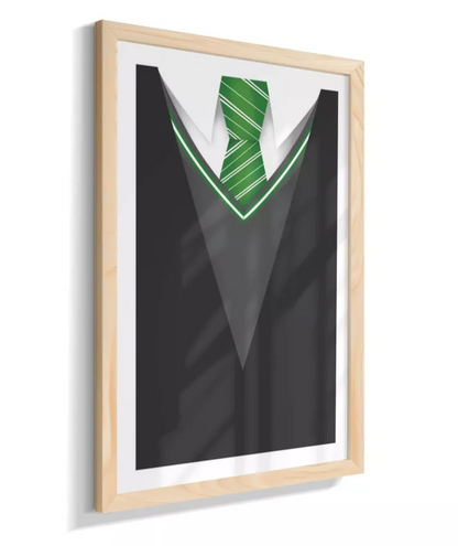 Quadro Harry Potter - Casa Sonserina