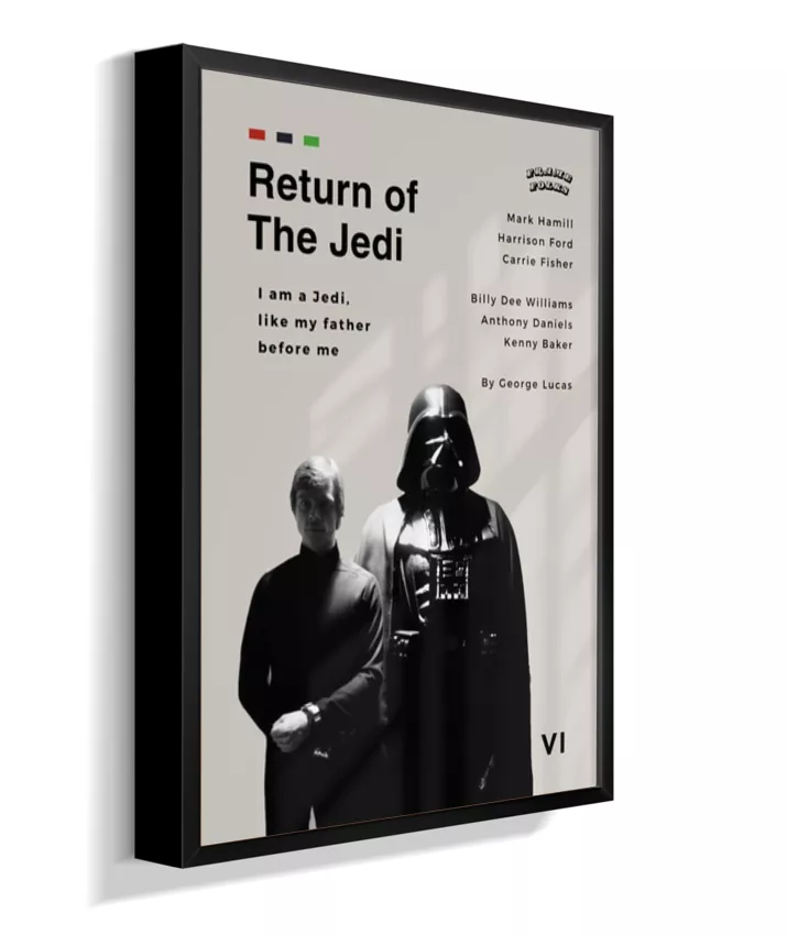 Quadro Star Wars - O Retorno de Jedi - Pôster