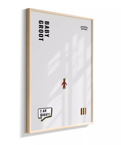 Quadro Baby Groot