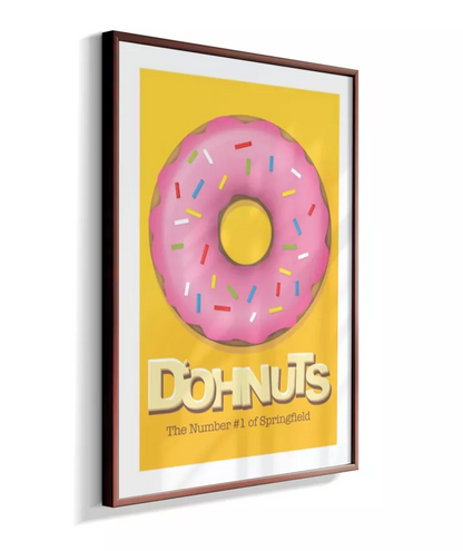 Quadro Dohnuts Simpsons