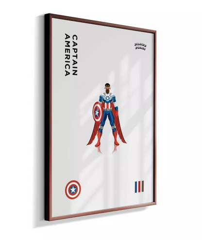 Quadro Capitão America - Sam Wilson