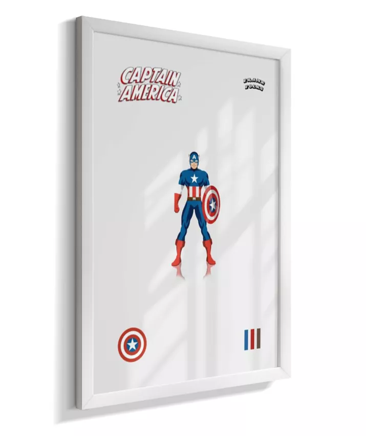 Quadro Capitão America - Clássico