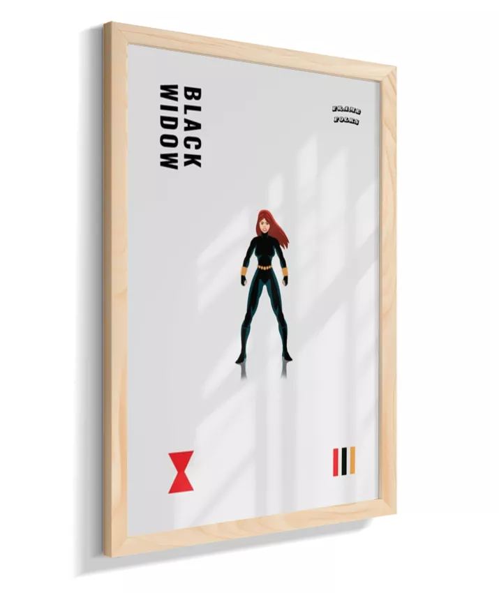 Quadro Viúva Negra - Clássica