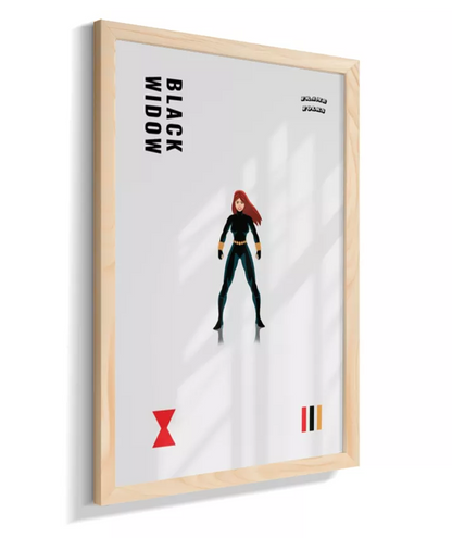 Quadro Viúva Negra - Clássica