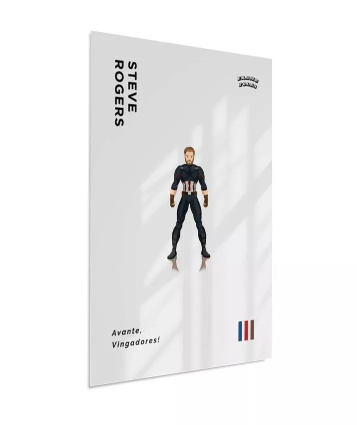 Quadro Steve Rogers - Infinity War