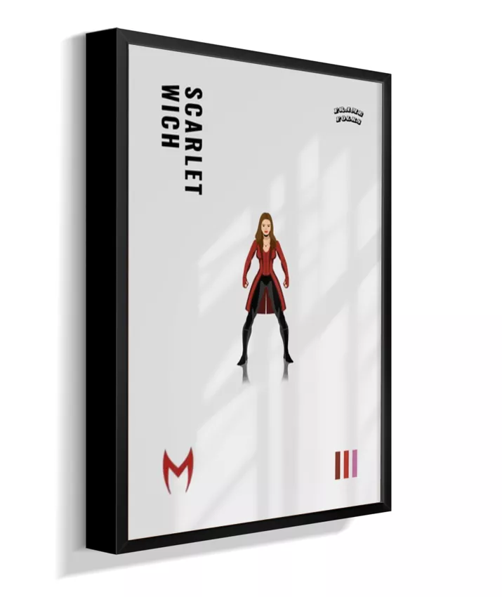 Quadro Feiticeira Escarlate - Vingadores