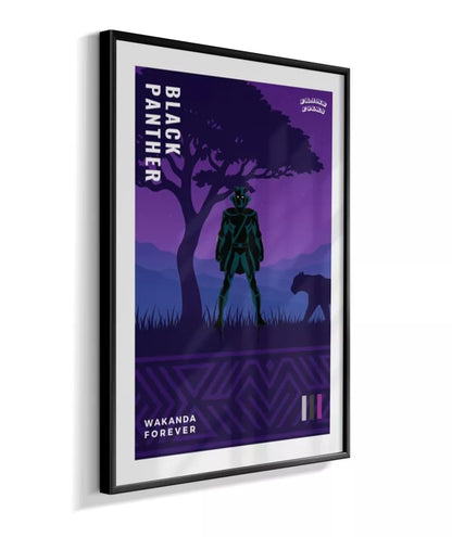 Quadro Pantera Negra - Clássico - Wakanda