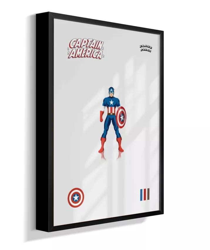 Quadro Capitão America - Clássico