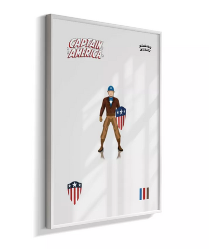 Quadro Capitão America - WW2