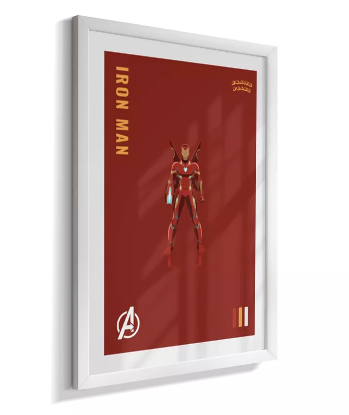 Quadro Homem de ferro - Infinity War Red