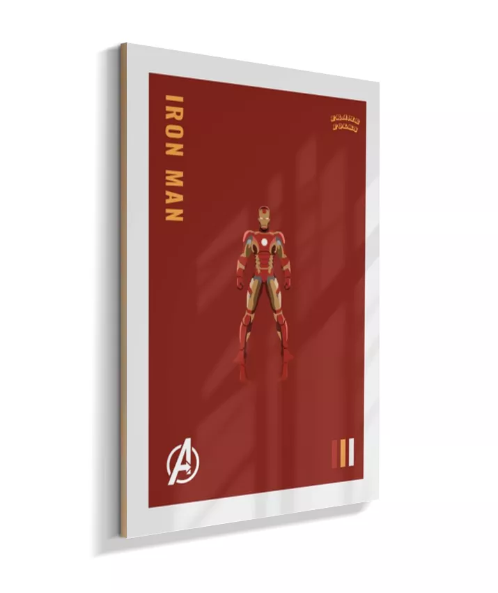 Quadro Homem de ferro - Vingadores Red