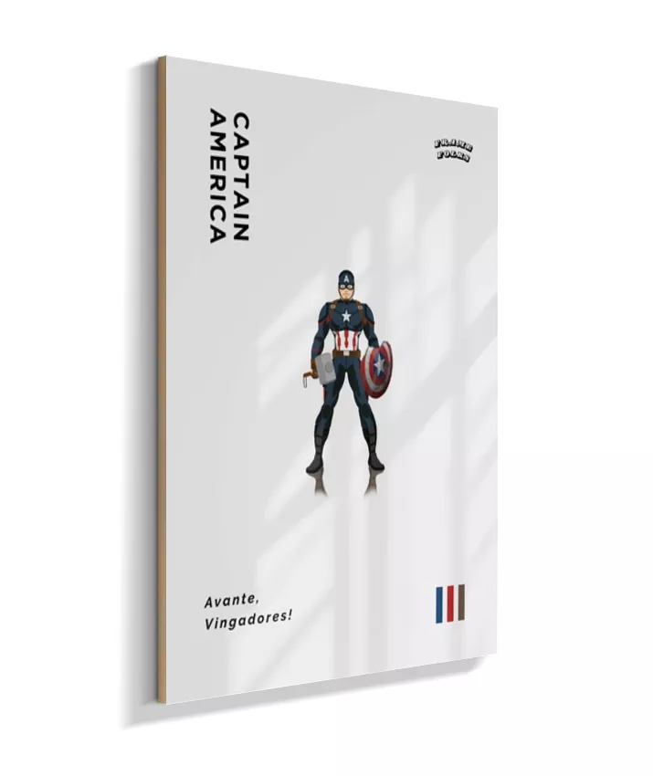 Quadro Capitão America - Endgame
