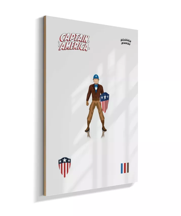 Quadro Capitão America - WW2