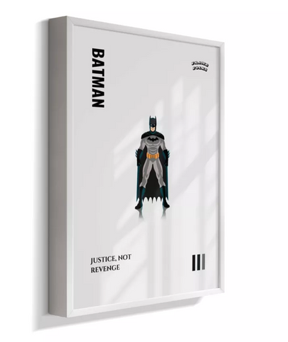 Quadro Batman - Justice, not revenge
