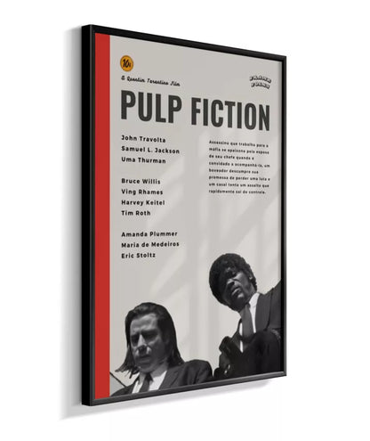 Quadro Pulp Fiction Pôster