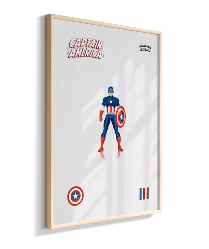 Quadro Capitão America