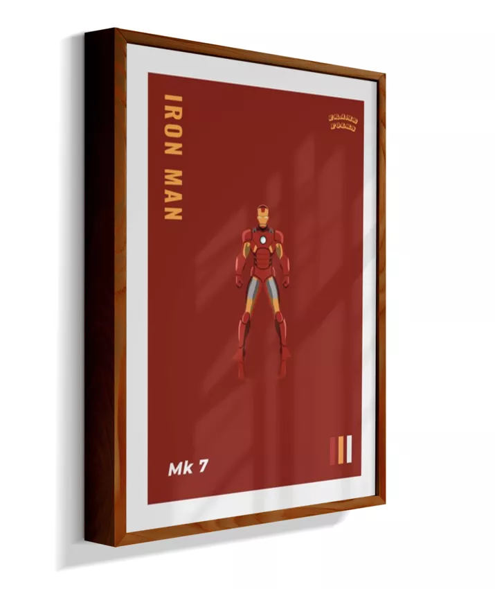 Quadro Homem de ferro - Mk 7 Red