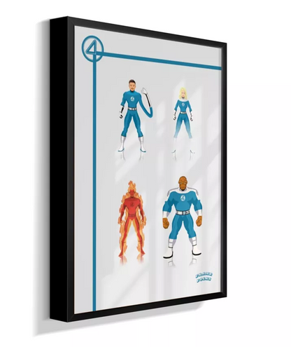 Quadro Quarteto Fantástico - Filme