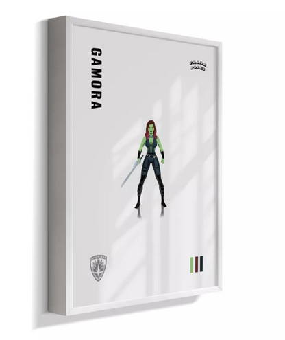 Quadro Gamora - Guardiões da Galáxia