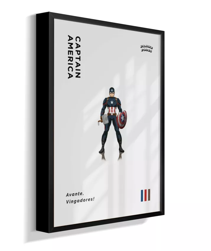 Quadro Capitão America - Endgame
