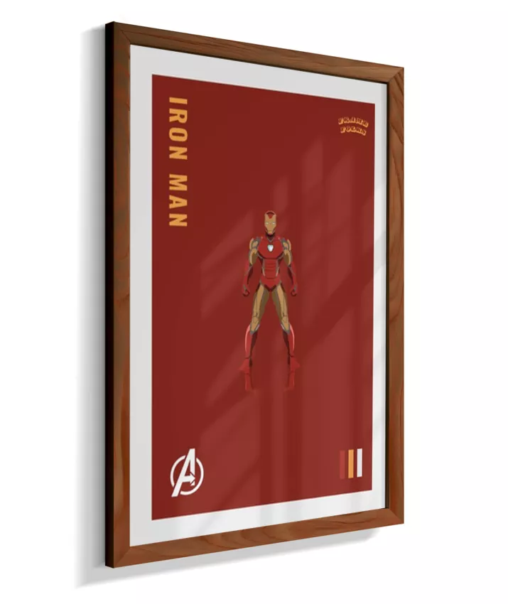Quadro Homem de ferro - Endgame Red