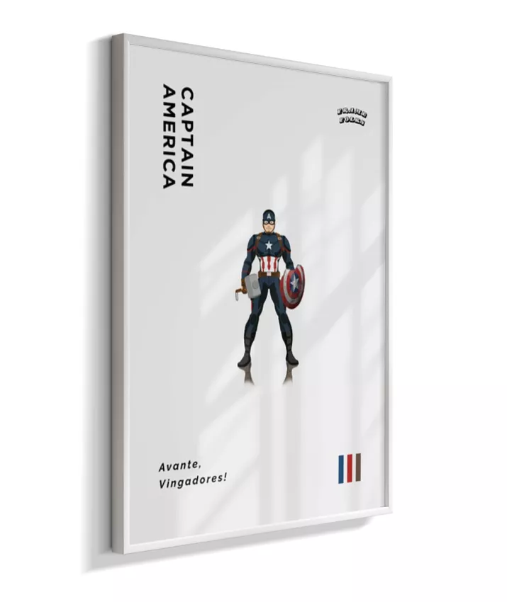 Quadro Capitão America - Endgame