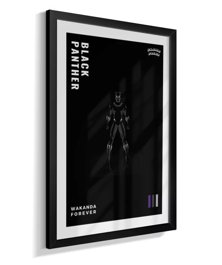 Quadro Pantera Negra - Black