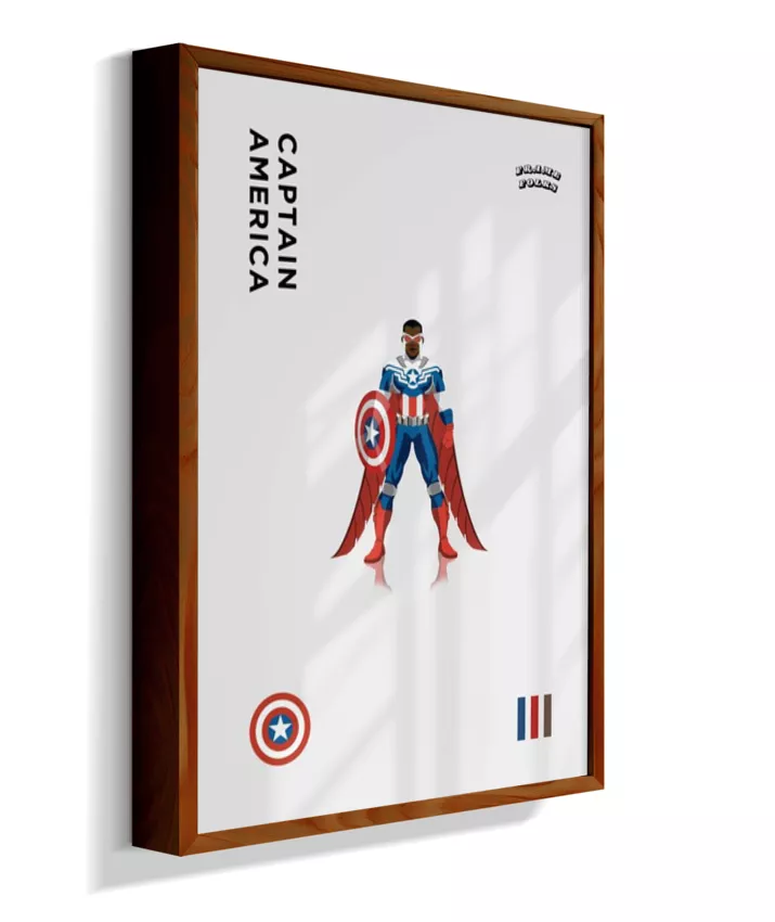 Quadro Capitão America - Sam Wilson