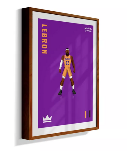 Quadro Lebron James - Purple