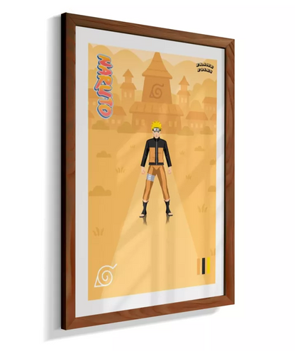 Quadro Naruto - Vila da Folha