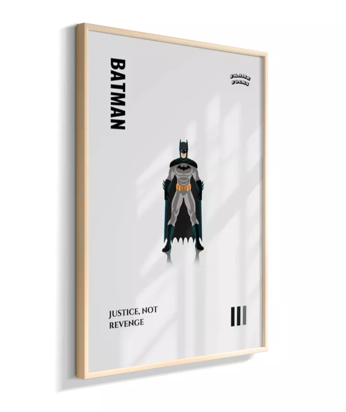 Quadro Batman - Justice, not revenge