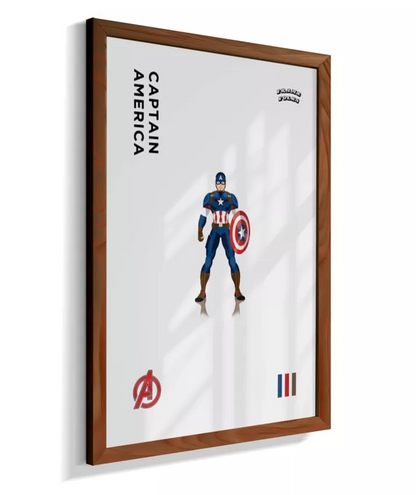 Quadro Capitão America - Vingadores