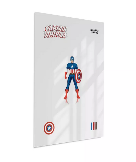 Quadro Capitão America - Clássico