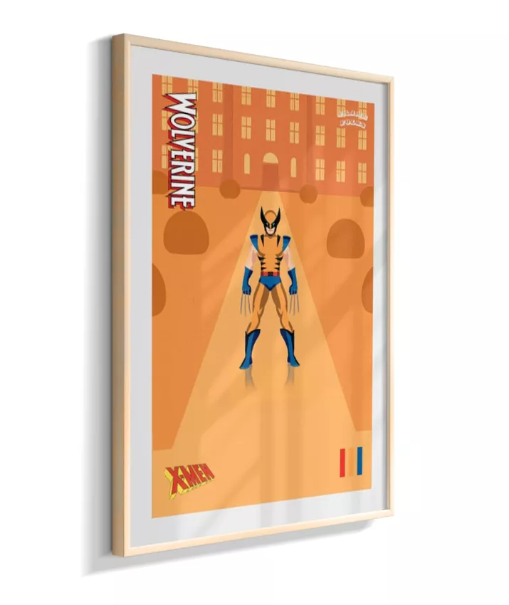 Quadro Wolverine 90's - Mansão X