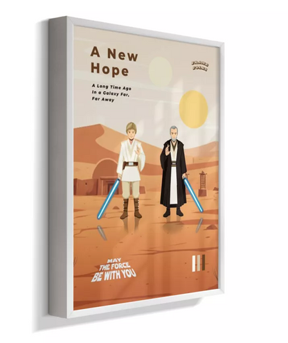 Quadro Star Wars - Uma Nova Esperança