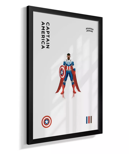 Quadro Capitão America - Sam Wilson
