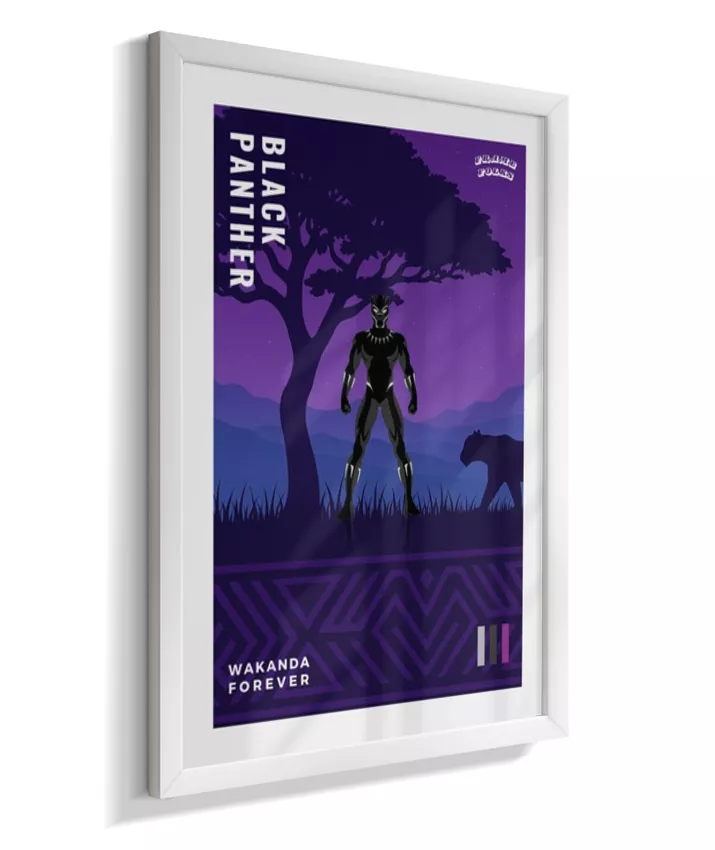 Quadro Pantera Negra - Wakanda