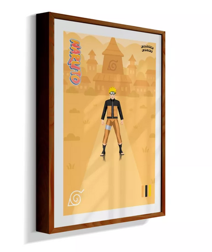 Quadro Naruto - Vila da Folha