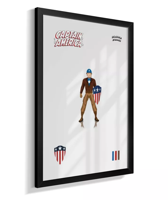 Quadro Capitão America - WW2