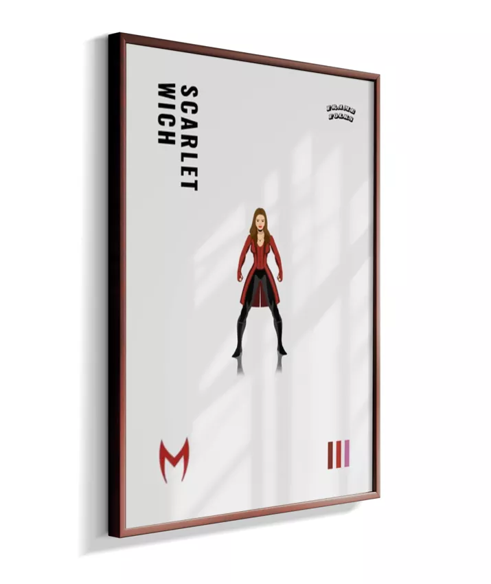 Quadro Feiticeira Escarlate - Vingadores