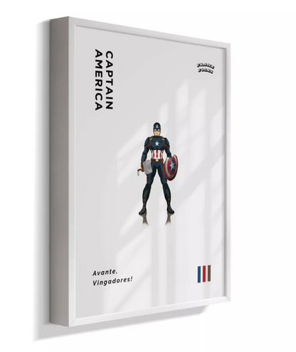 Quadro Capitão America - Endgame