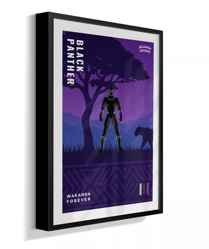 Quadro Pantera Negra - Wakanda