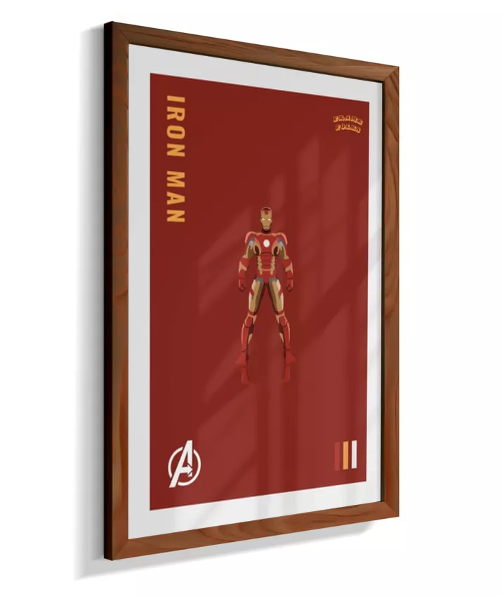 Quadro Homem de ferro - Vingadores Red